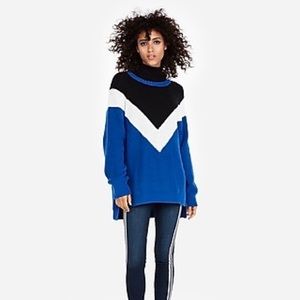 NWOT Express Chevron Crew Neck Sweater